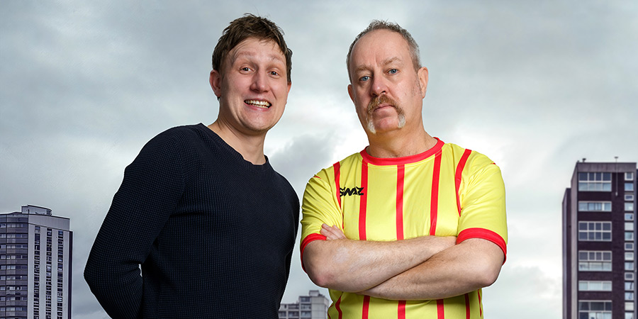 The Exploding Heads. Image shows left to right: Anthony Richardson, Mark Davison. Credit: Steve Ullathorne