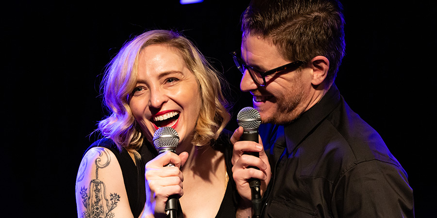 The Fremonts - The Failure Cabaret. Image shows from L to R: Stephanie Dodd, Justin Badger. Copyright: Rachel Graham