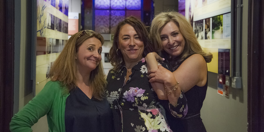 Female Pilot Club. Image shows from L to R: Lucy Porter, Arabella Weir, Tracy-Ann Oberman