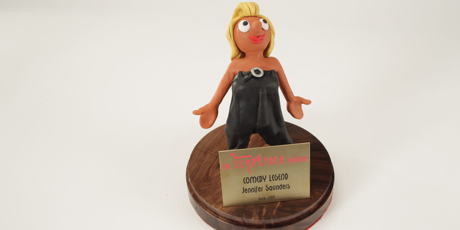 Jennifer Saunders Aardman Slapstick Award. Copyright: Slapstick Festival