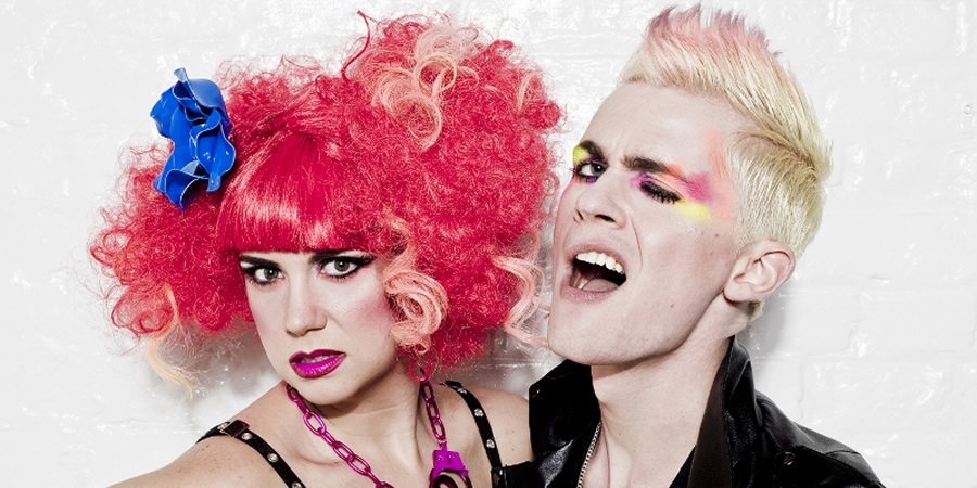 Frisky & Mannish. Image shows from L to R: Laura Corcoran, Matthew Floyd Jones. Copyright: Rosie Colins