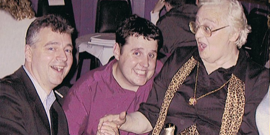 Image shows from L to R: Dave Perkin, Peter Kay. Copyright: Frog And Bucket