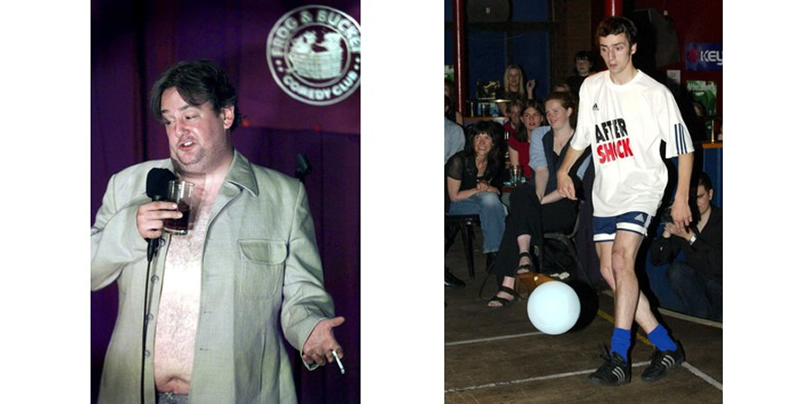 Image shows from L to R: Johnny Vegas, Ralf Little. Copyright: Frog And Bucket