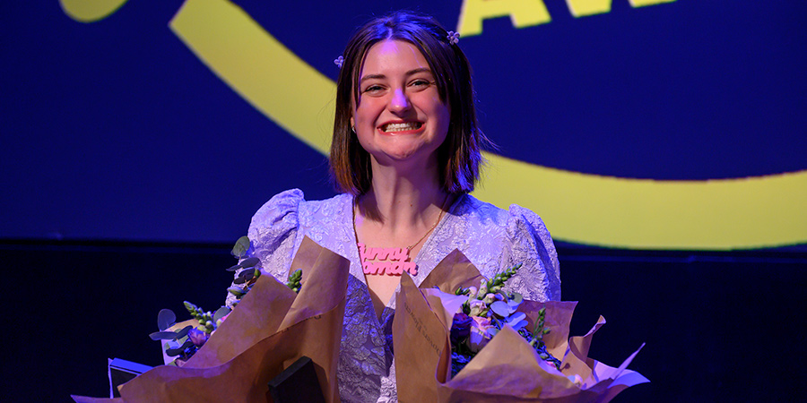 Funny Women Awards 2022. Lorna Rose Treen. Credit: Steve Ullathorne