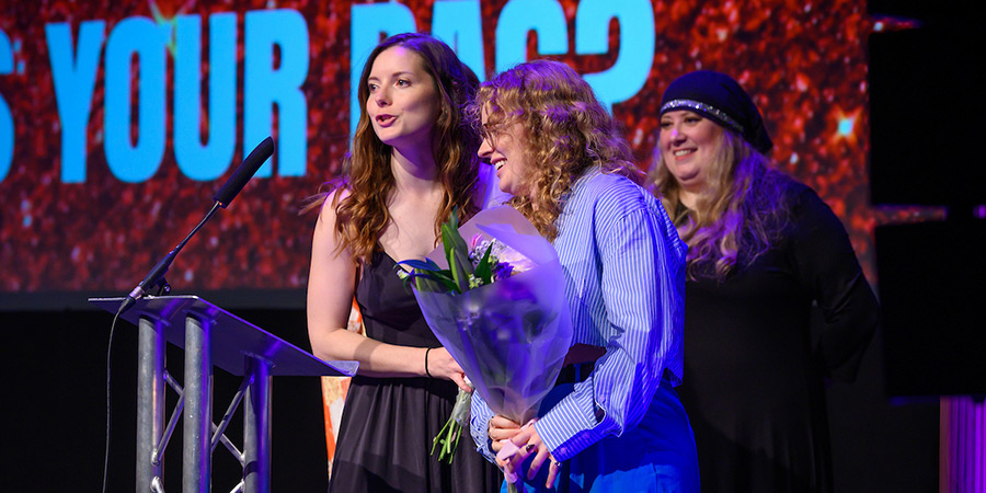 Image shows left to right: Amy Spinks, Lauren Soley, Rachel Creeger. Credit: Steve Ullathorne