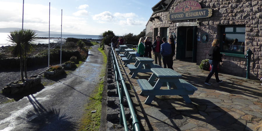 Padraicins Seafood Restaurant. Copyright: Si Hawkins / Hazelgee