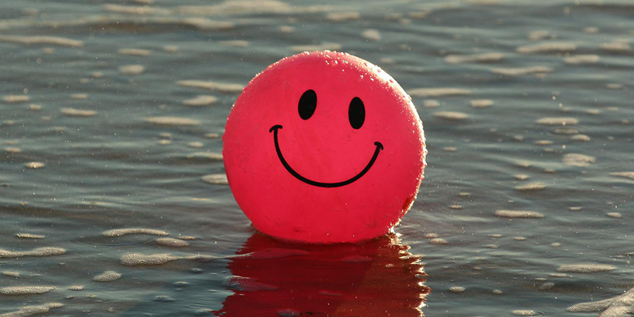 Generic picture of a happy beach ball