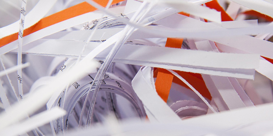 Shredded paper Shredded paper