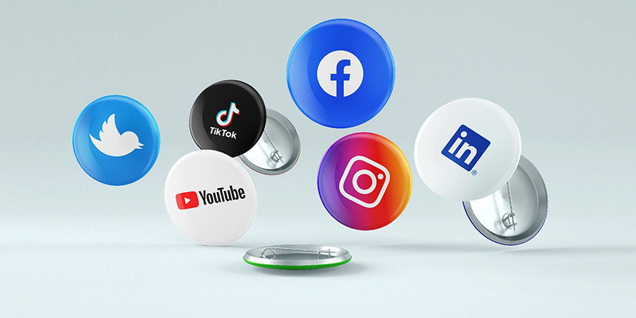 Social media badges