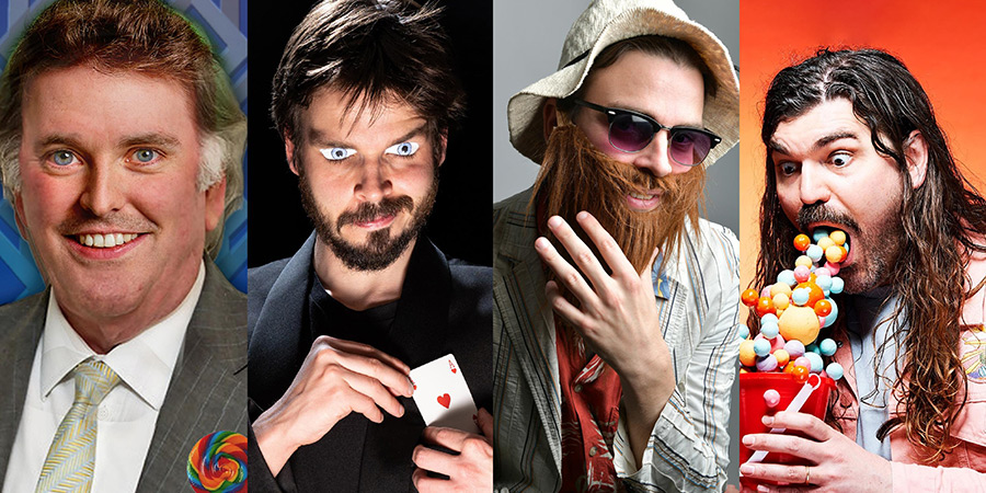 Image shows left to right: Benjamin Alborough, Joz Norris, John-Luke Roberts