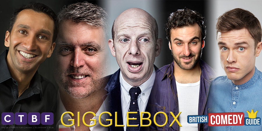 Gigglebox, in aid of the CTBF. Featuring Imran Yusuf, Sean Collins, Steve Furst, Patrick Monahan and Ed Gamble