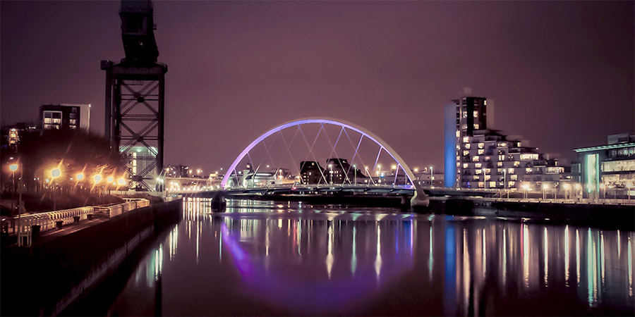 A view of the Clyde in Glasgow. Copyright: BBC