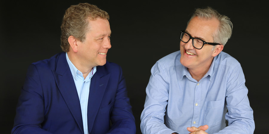 The Great British Take Off. Image shows from L to R: Jon Culshaw, Bill Dare