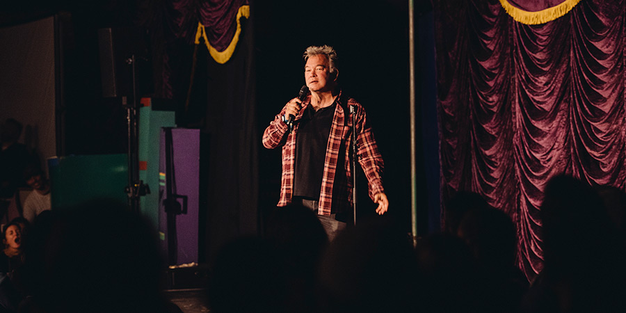 Green Man 2024. Stewart Lee. Credit: Patrick Gunning