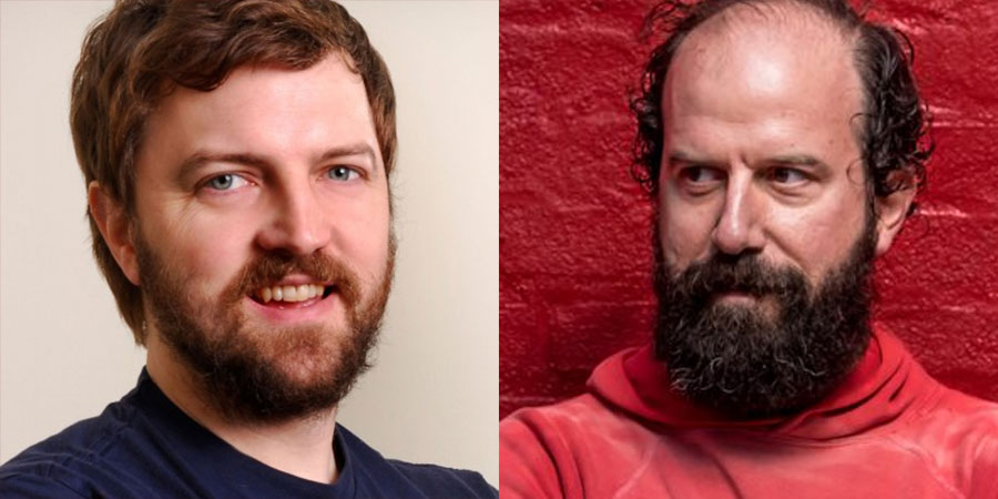 Image shows from L to R: Iain Morris, Brett Gelman