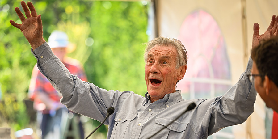 Idler Festival 2025. Michael Palin. Credit: Monika Jakubowska Idler Festival 2025. Michael Palin. Credit: Monika Jakubowska