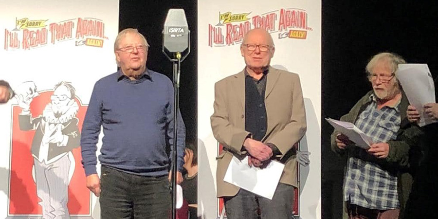 All three Goodies having a ball at the Bristol Old Vic, January 2019. Image shows from L to R: Tim Brooke-Taylor, Graeme Garden, Bill Oddie. Copyright: Jem Roberts