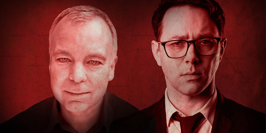 Inside No. 9 Stage/Fright. Image shows left to right: Steve Pemberton, Reece Shearsmith