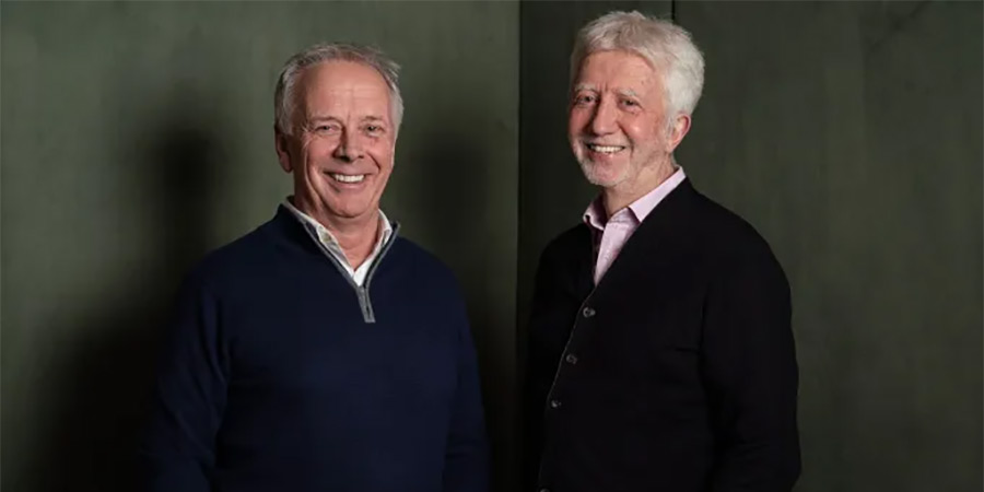 Image shows left to right: Peter Fincham, Jimmy Mulville Image shows left to right: Peter Fincham, Jimmy Mulville