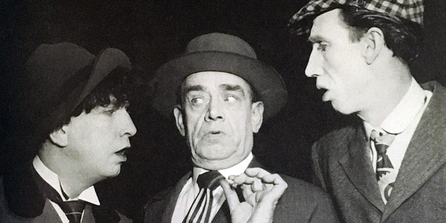 Pictured in 1953. Image shows left to right: James Casey, Jimmy James, Eli Woods