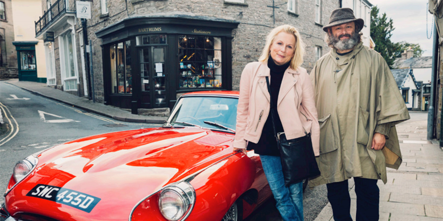 Jennifer Saunders' Memory Lane. Image shows from L to R: Jennifer Saunders, Michael Sheen