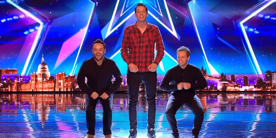 Britain's Got Talent. Image shows from L to R: Ant McPartlin, Jonny Awsum, Declan Donnelly