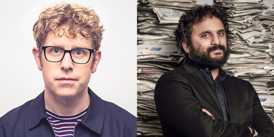 Image shows from L to R: Josh Widdicombe, Nish Kumar