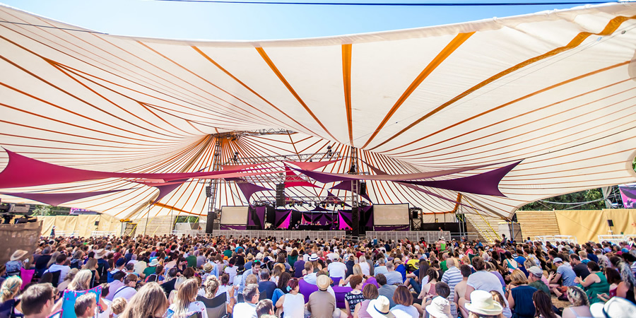 Latitude 2018 comedy tent. Copyright: Jen O'Neill