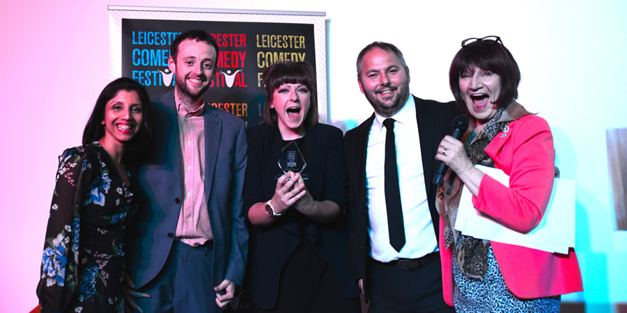 Black Horse Laughter Loft team at Leicester Comedy Festival Awards 2019