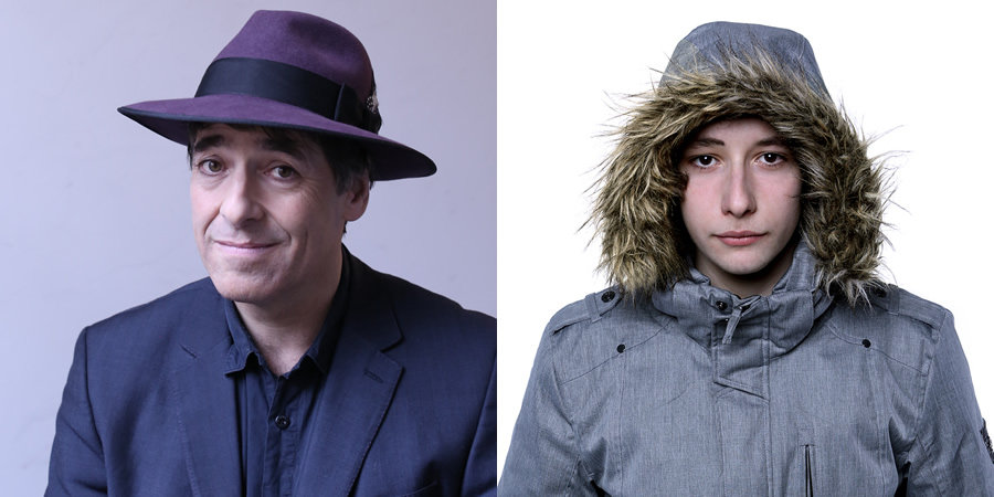 Image shows from L to R: Mark Steel, Elliot Steel