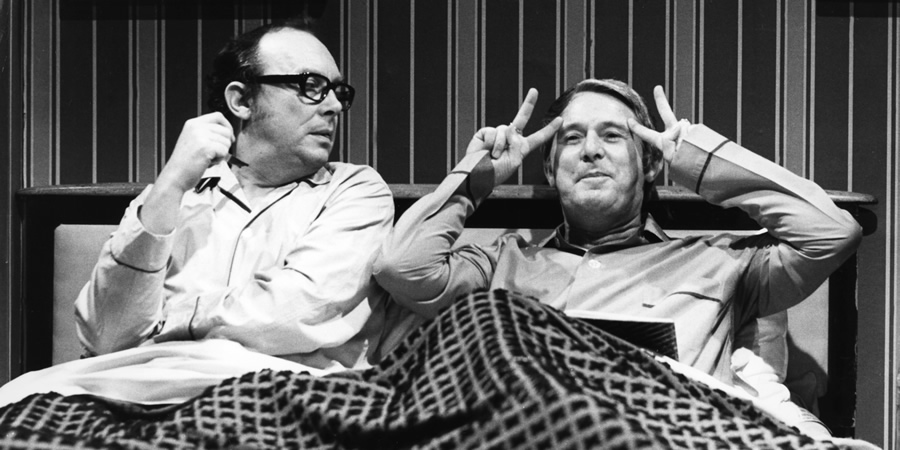 Image shows from L to R: Eric Morecambe, Ernie Wise