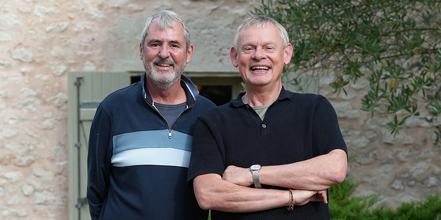 Neil & Martin's Bon Voyage. Image shows left to right: Neil Morrissey, Martin Clunes