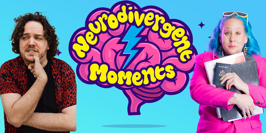 Neurodivergent Moments. Image shows left to right: Joe Wells, Abigoliah Schamaun