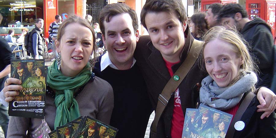 Image shows from L to R: Jessica Ransom, Andy Spiers, Ben Wilson, Gemma Arrowsmith