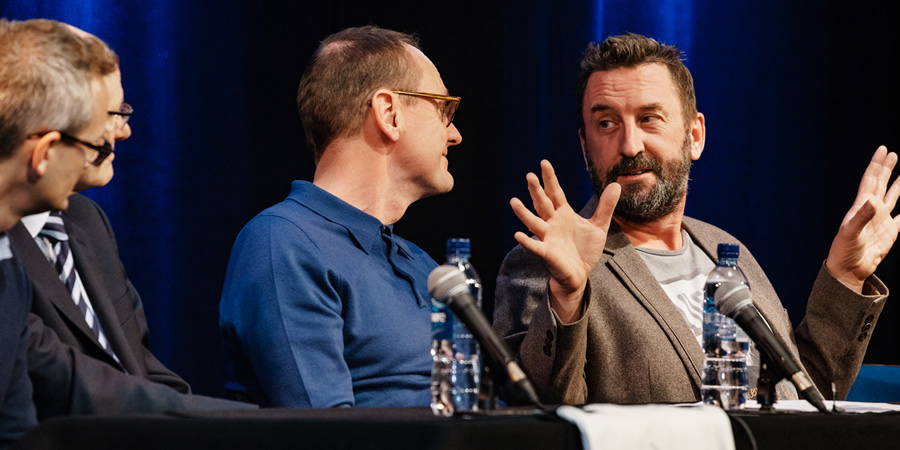 Nextmeal.co.uk launch. Image shows from L to R: Sean Lock, Lee Mack. Copyright: Ed Moore