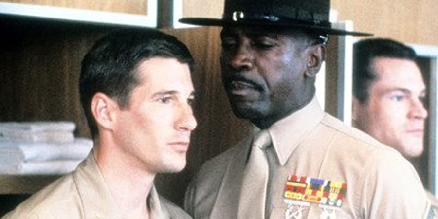 An Officer And A Gentleman. Image shows from L to R: Richard Gere, Louis Gossett Jr