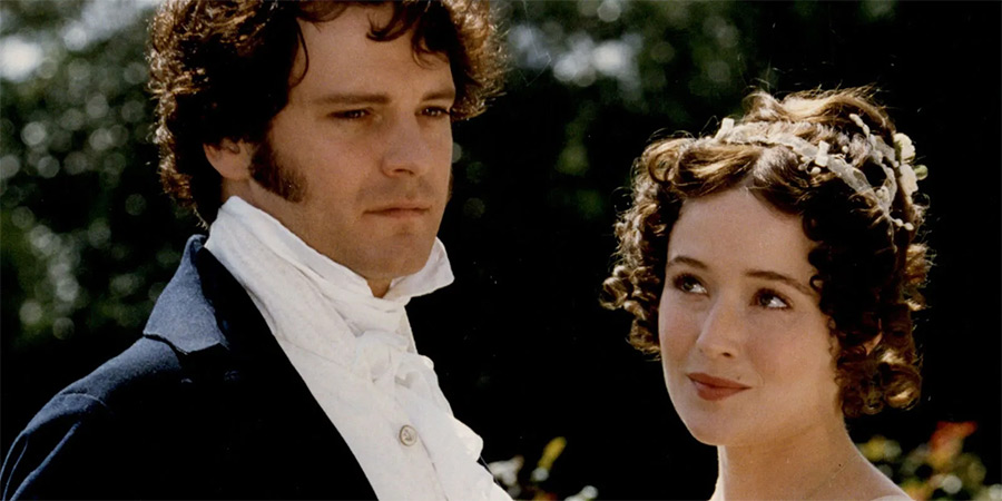 Pride and Prejudice. Image shows left to right: Colin Firth, Jennifer Ehle