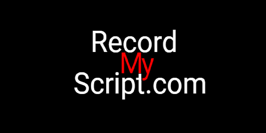 RecordMyScript