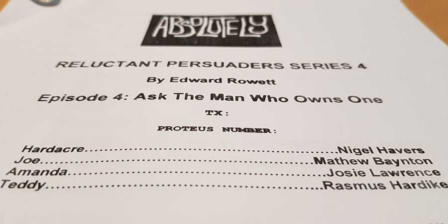 Series 4 script. Copyright: ABsoLuTeLy Productions