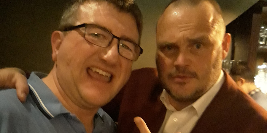 Image shows left to right: Richard Gill, Al Murray