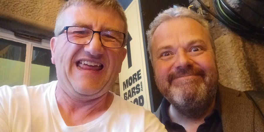 Image shows left to right: Richard Gill, Hal Cruttenden