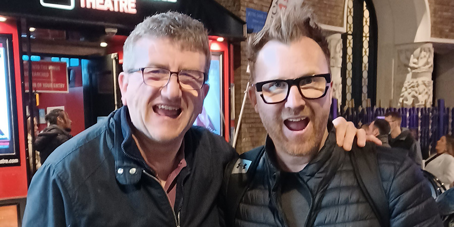 Image shows left to right: Richard Gill, Jason Byrne