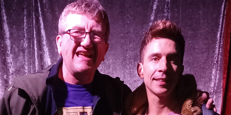 Image shows left to right: Richard Gill, Russell Kane