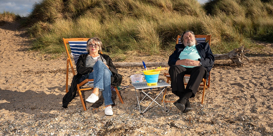 Ricky, Sue & A Trip Or Two. Image shows left to right: Sue Johnston, Ricky Tomlinson