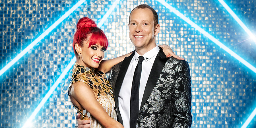 Image shows from L to R: Dianne Buswell, Robert Webb