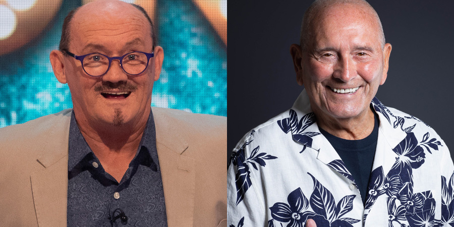 Shedites. Image shows left to right: Brendan O'Carroll, Tommy Cannon