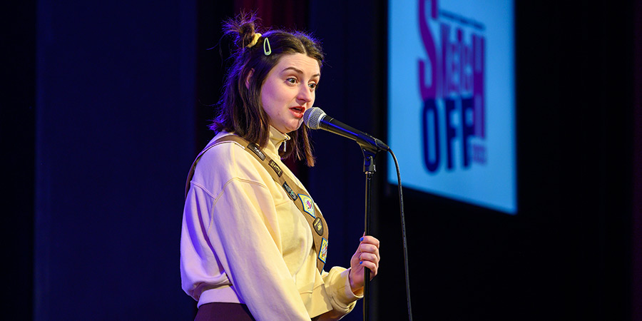 Leicester Square Theatre Sketch Off! 2023. Lorna Rose Treen. Credit: Steve Ullathorne