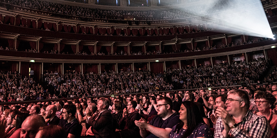 Space Shambles audience at Royal Albert Hall. Copyright: Steve Best