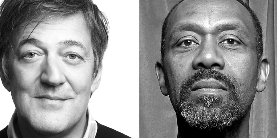 Image shows from L to R: Stephen Fry, Lenny Henry