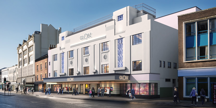 Stockton Globe redevelopment plan - CGI image